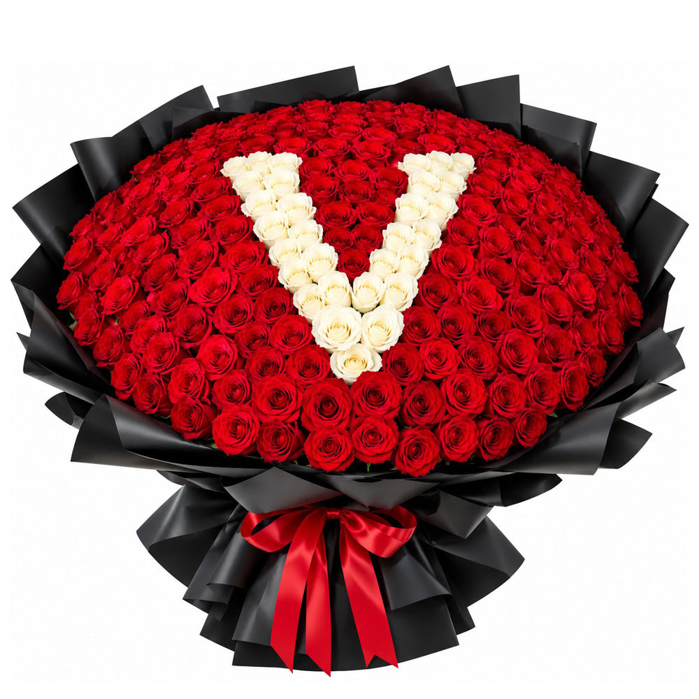 Signature V Red Rose Bouquet