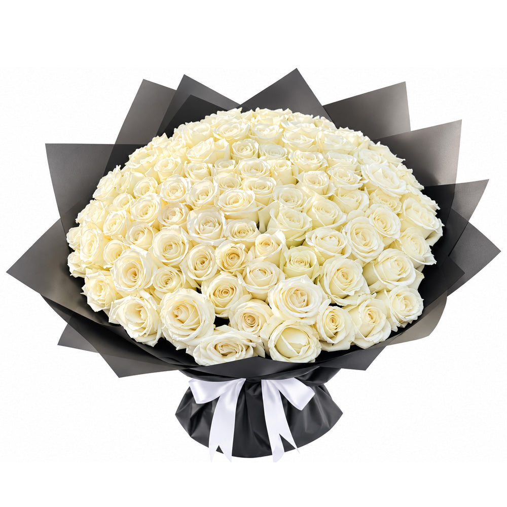 Grand Ivory Rose Bouquet