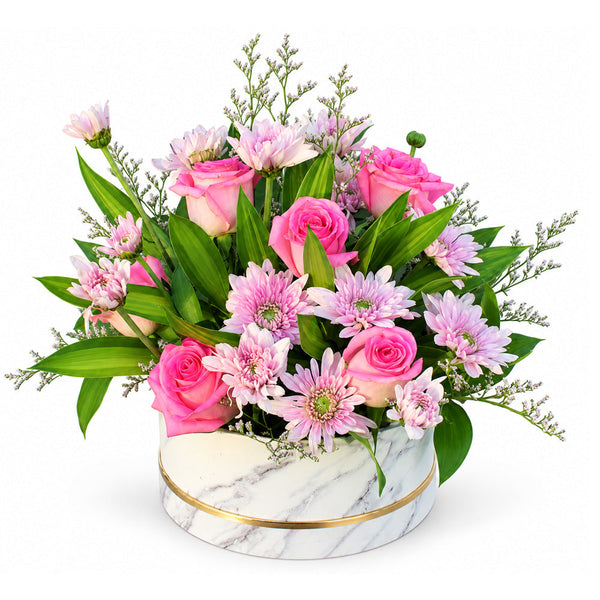 Pink Lily Garden Arrangement