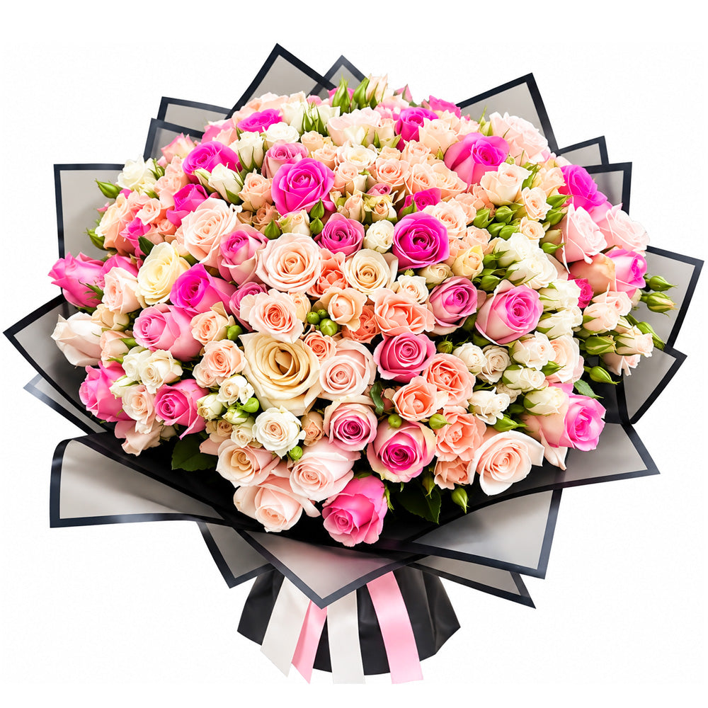 Pastel Spray Rose Celebration