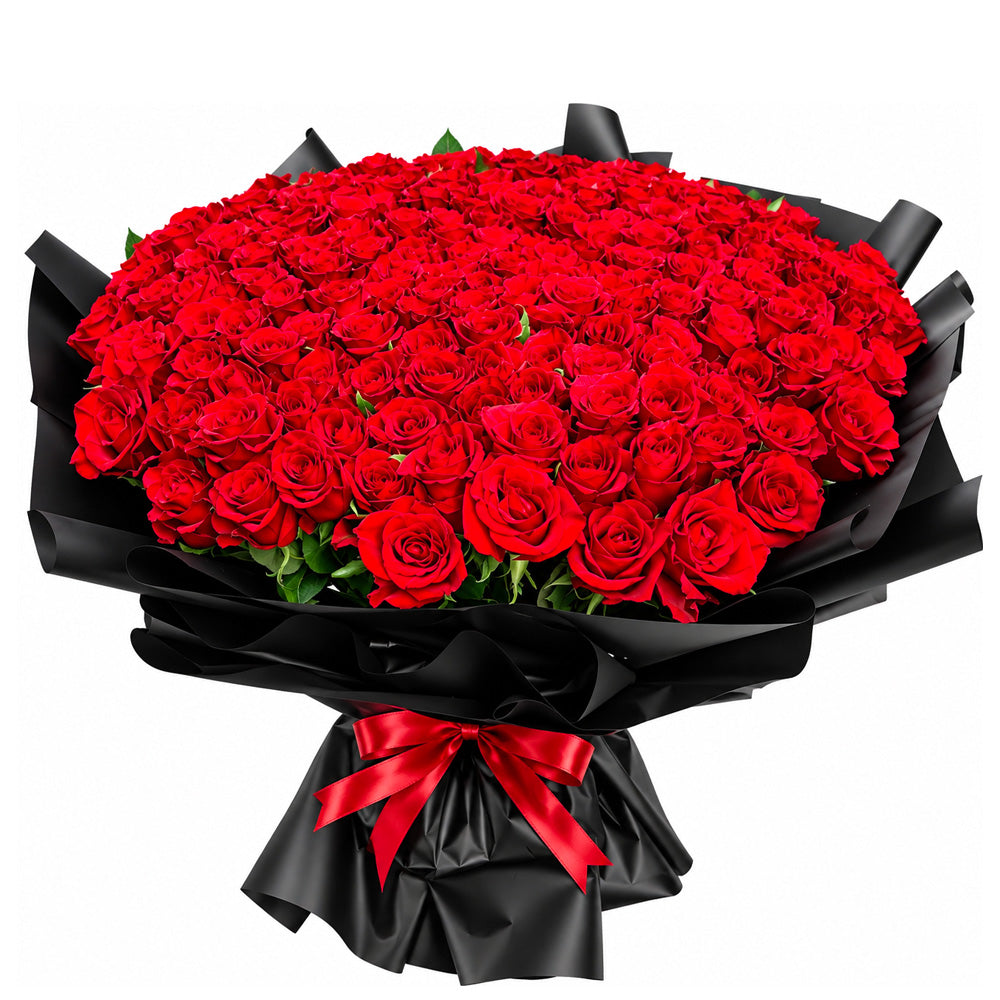 Grand Crimson Rose Bouquet